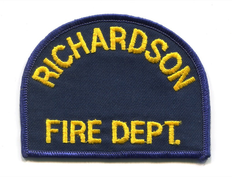 Richardson Fire Department Patch Texas TX