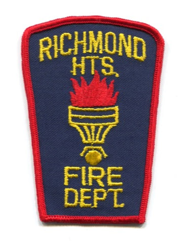 Richmond Heights Fire Department Patch Ohio OH
