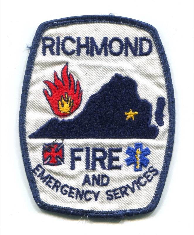 Richmond Fire and Emergency Services Department Patch Virginia VA