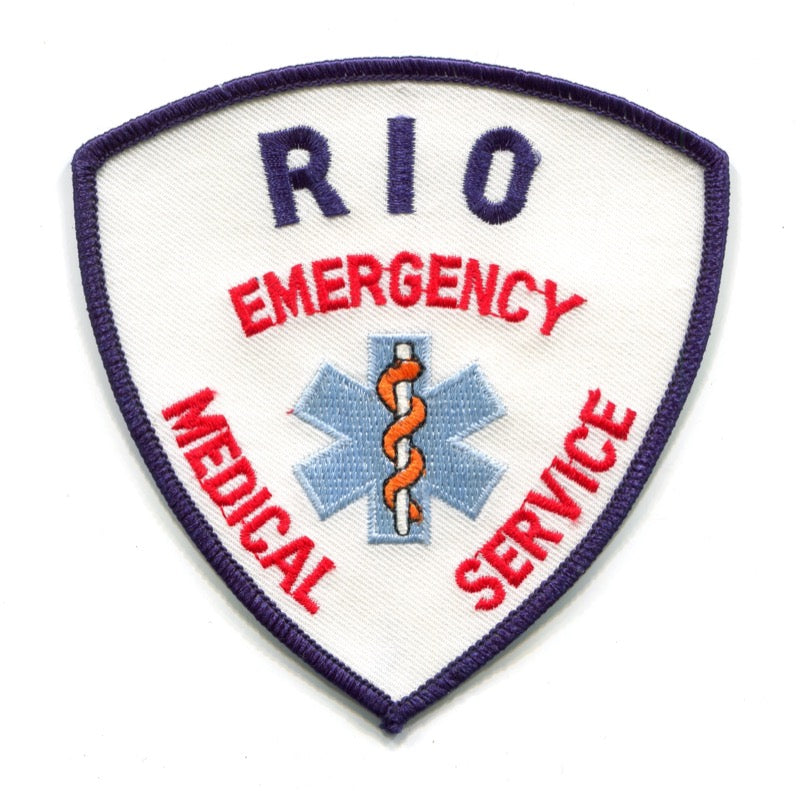 Rio Emergency Medical Services EMS Ambulance Patch Wisconsin WI
