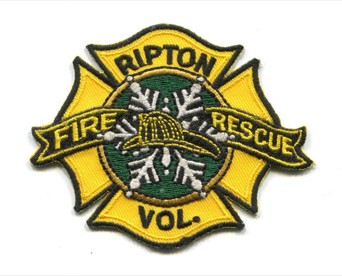 Ripton Volunteer Fire Rescue Department Patch Vermont VT