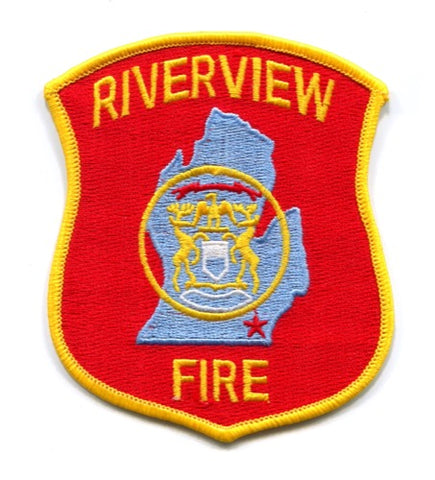 Riverview Fire Department Patch Michigan MI
