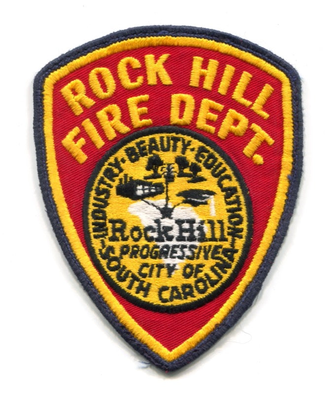 Rock Hill Fire Department Patch South Carolina SC