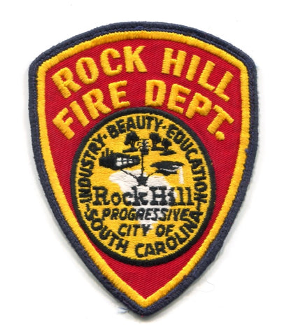 Rock Hill Fire Department Patch South Carolina SC