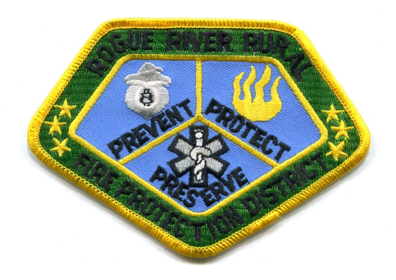 Rogue River Rural Fire Protection District Patch Oregon OR