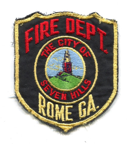 Rome Fire Department Patch Georgia GA
