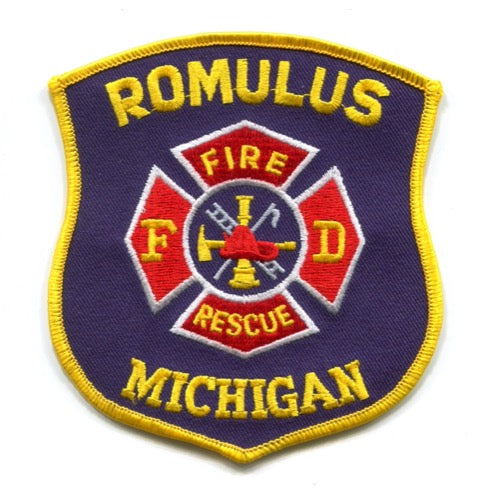 Romulus Fire Rescue Department Patch Michigan MI