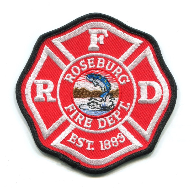 Roseburg Fire Department Patch Oregon OR