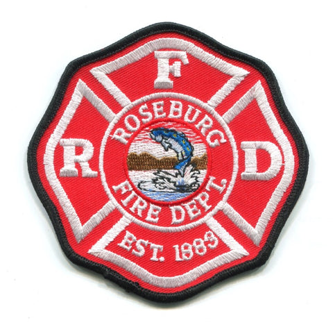 Roseburg Fire Department Patch Oregon OR