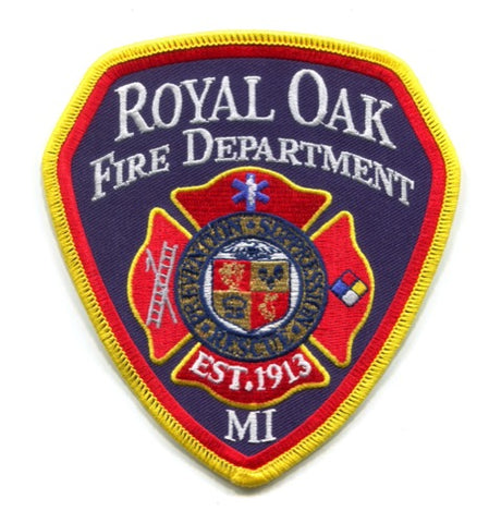 Royal Oak Fire Rescue Department Patch Michigan MI