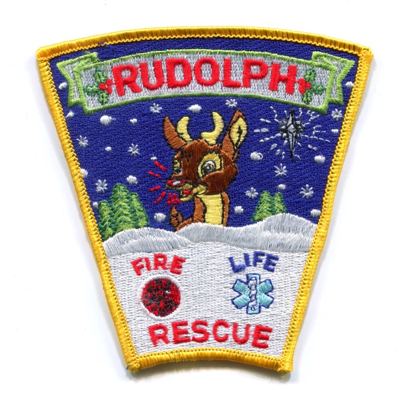 Rudolph Fire Rescue Department Patch Wisconsin WI