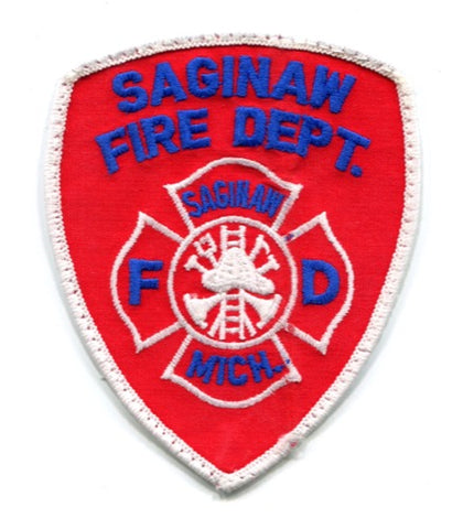 Saginaw Fire Department Patch Michigan MI