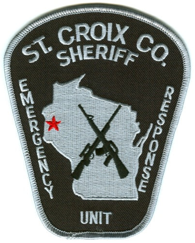 Saint Croix County Sheriffs Emergency Response Unit ERU Patch Wisconsin WI