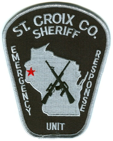 Saint Croix County Sheriffs Emergency Response Unit ERU Patch Wisconsin WI