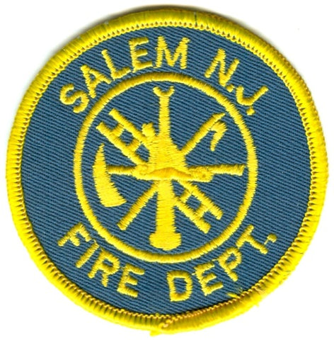 Salem Fire Department Patch New Jersey NJ