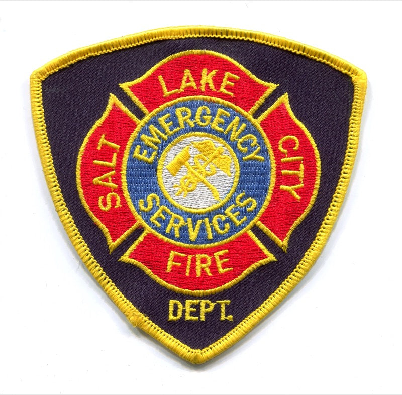 Salt Lake City Fire Department Emergency Services Patch Utah UT