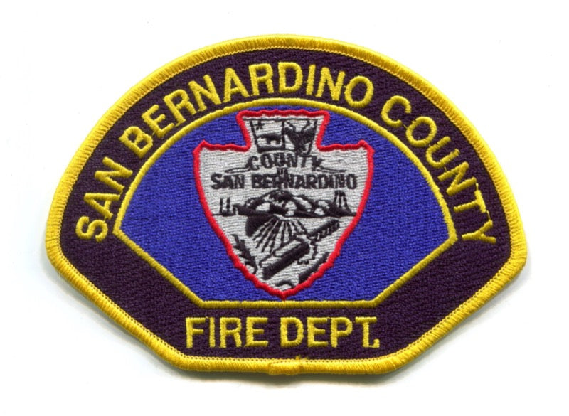 San Bernardino County Fire Department Patch California CA