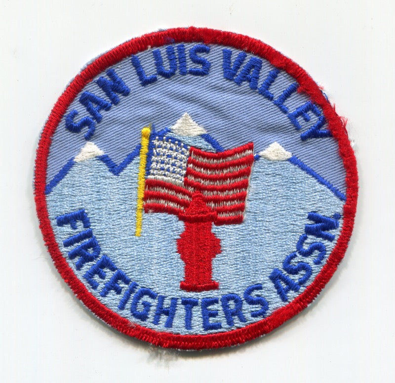 San Luis Valley Firefighters Association Patch Colorado CO