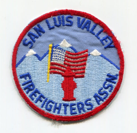 San Luis Valley Firefighters Association Patch Colorado CO