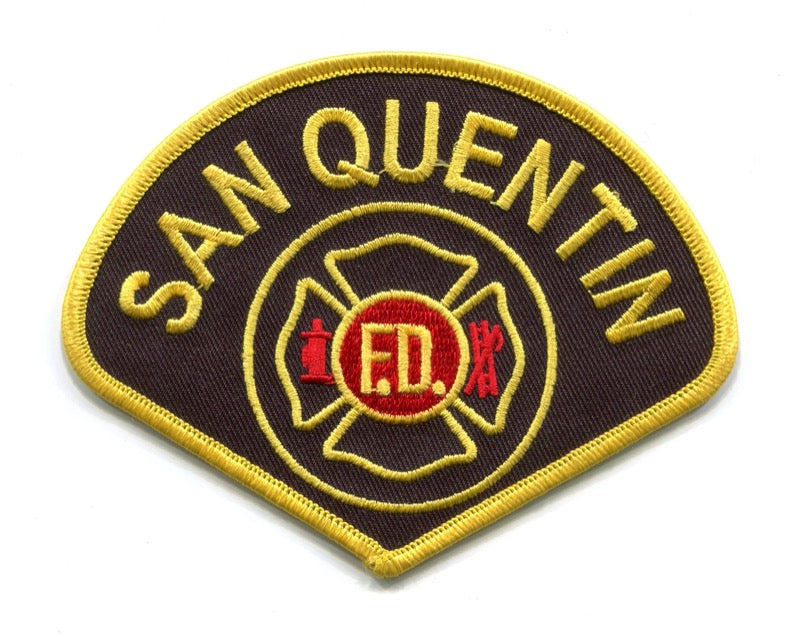 San Quentin Prison Fire Department Patch California CA