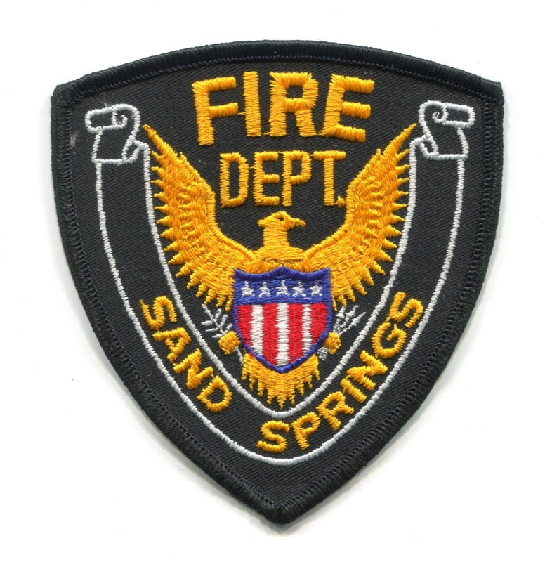 Sand Springs Fire Department Patch Oklahoma OK