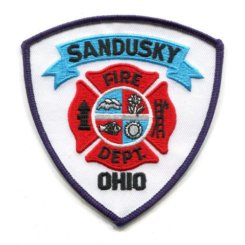 Sandusky Fire Department Patch Ohio OH