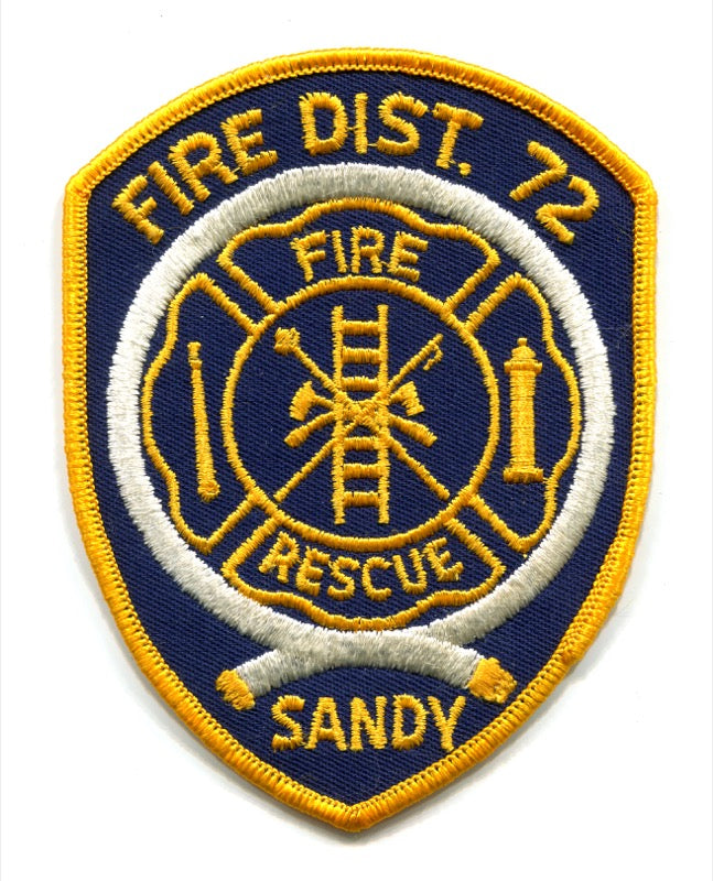 Sandy Fire District 72 Patch Oregon OR