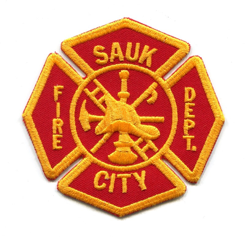 Sauk City Fire Department Patch Wisconsin WI
