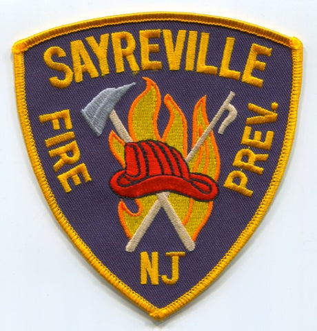 Sayreville Fire Department Prevention Patch New Jersey NJ