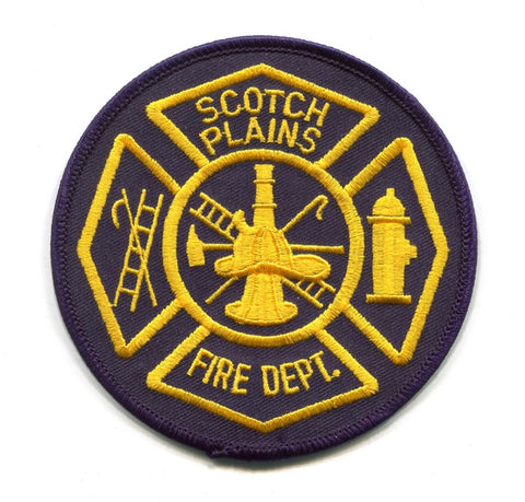 Scotch Plains Fire Department Patch New Jersey NJ