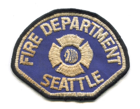 Seattle Fire Department Patch Washington WA