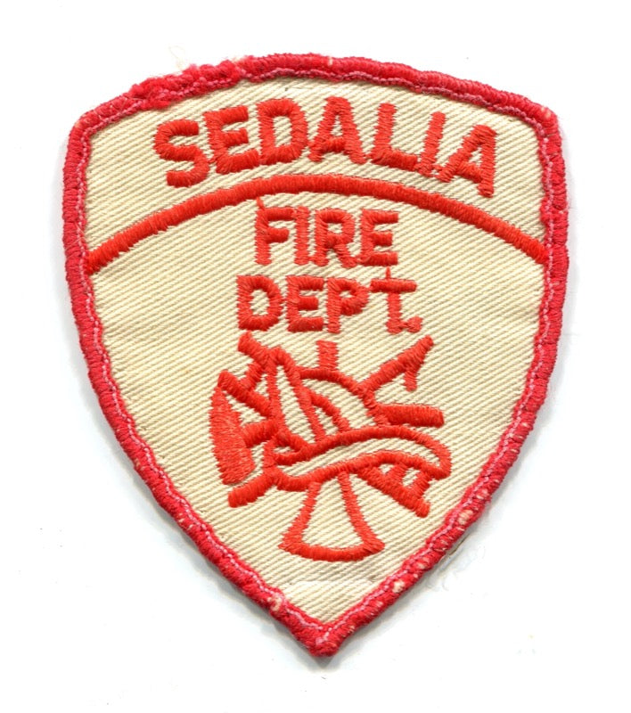 Sedalia Fire Department Patch Missouri MO
