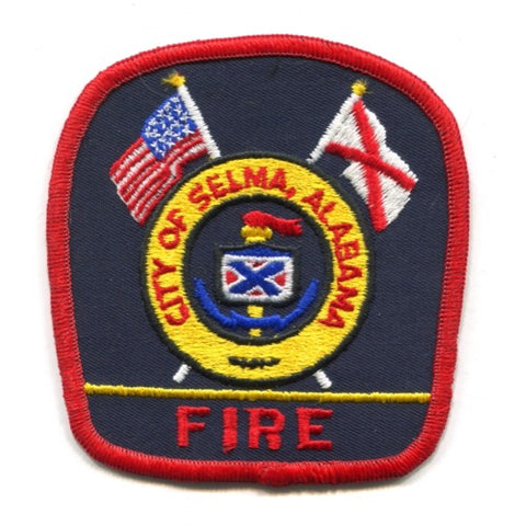 Selma Fire Department Patch Alabama AL