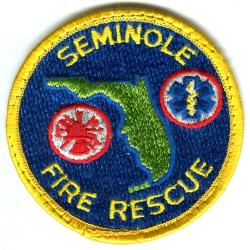 Seminole Fire Rescue Department Patch Florida FL