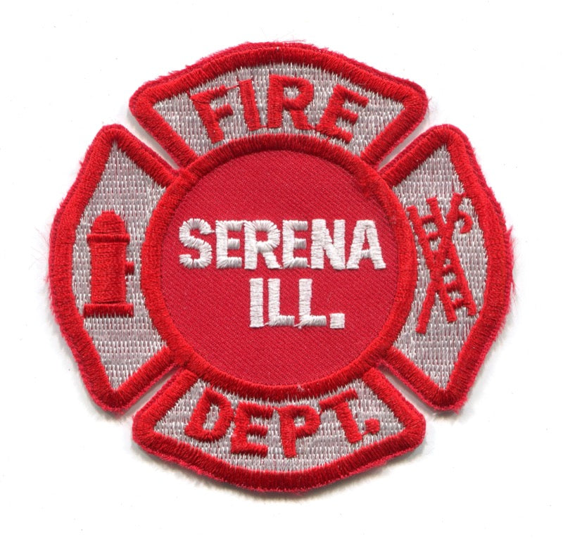 Serena Fire Department Patch Illinois IL