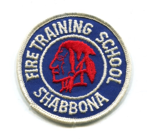Shabbona Fire Training School Patch Illinois IL
