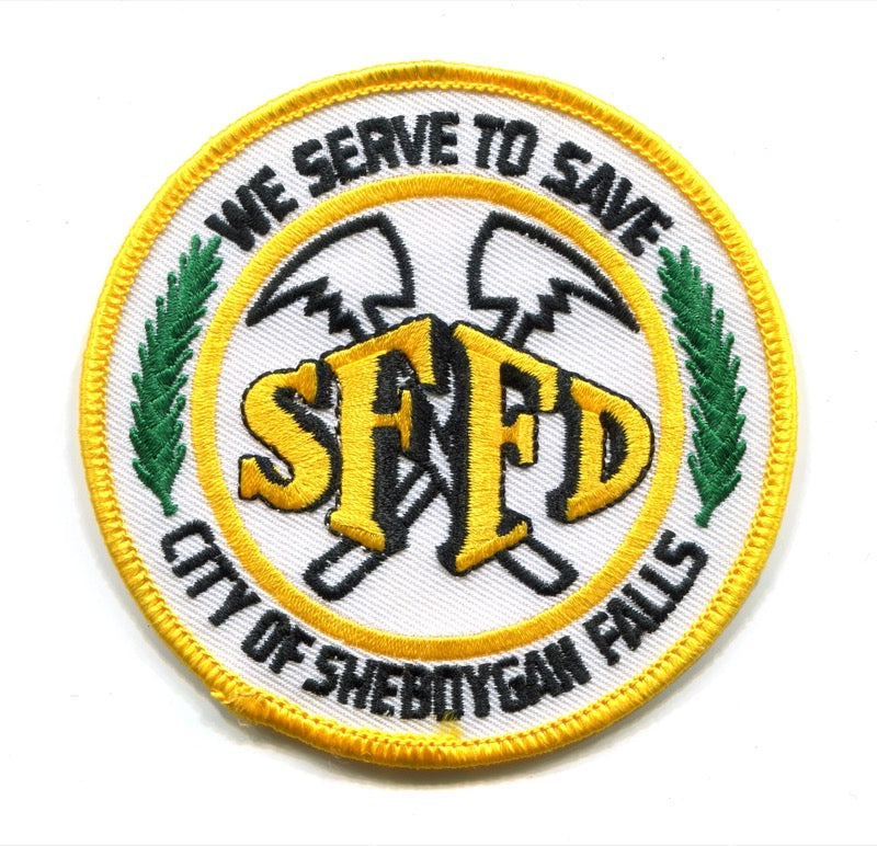 Sheboygan Falls Fire Department Patch Wisconsin WI