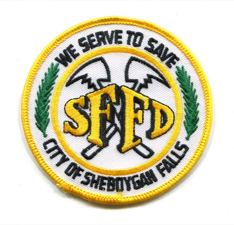 Sheboygan Falls Fire Department Patch Wisconsin WI