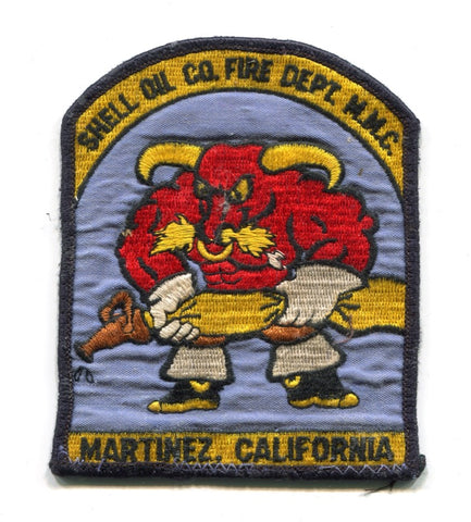 Shell Oil Company Fire Department MMC Martinez Patch California CA