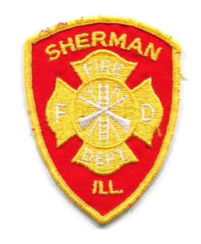 Sherman Fire Department Patch Illinois IL
