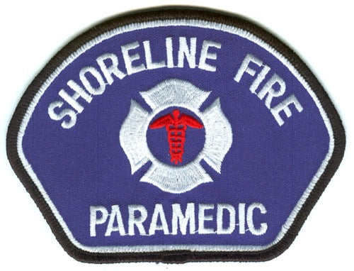 Shoreline Fire Department Paramedic EMS Patch Washington WA