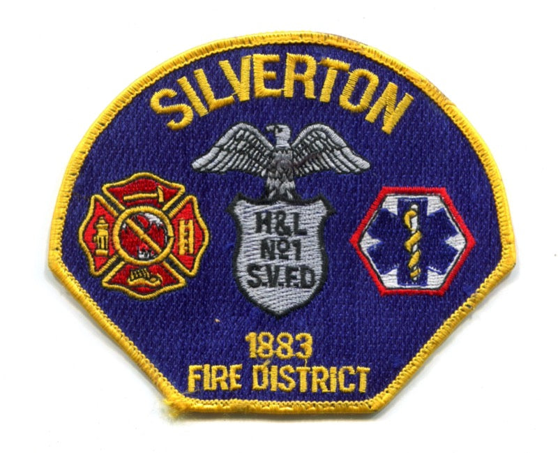 Silverton Fire District Hook and Ladder Number 1 Patch Oregon OR