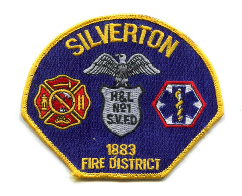 Silverton Fire District Hook and Ladder Number 1 Patch Oregon OR