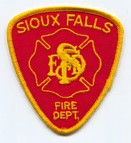 Sioux Falls Fire Department Patch South Dakota SD