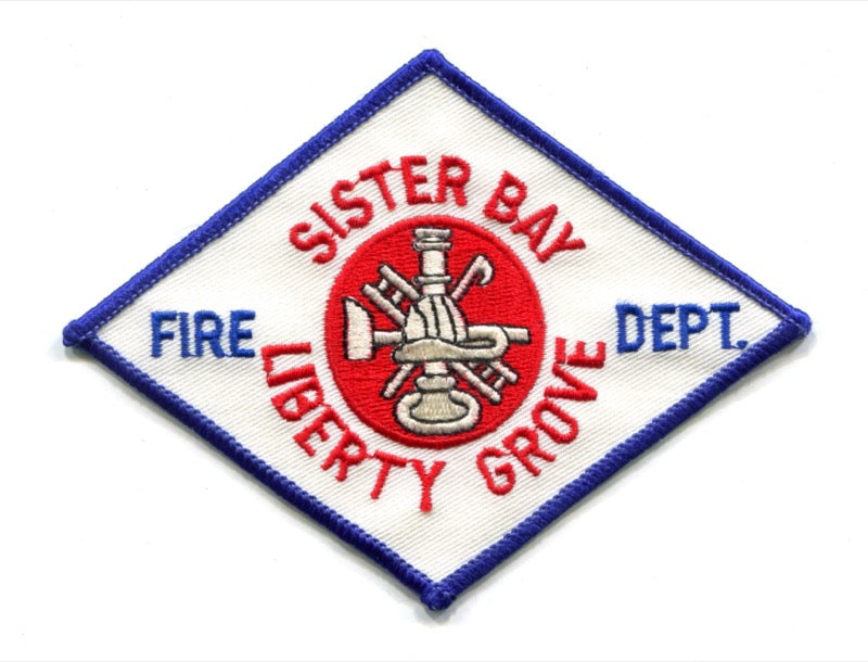 Sister Bay Liberty Grove Fire Department Patch Wisconsin WI