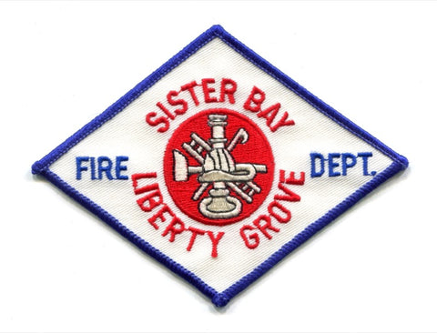 Sister Bay Liberty Grove Fire Department Patch Wisconsin WI