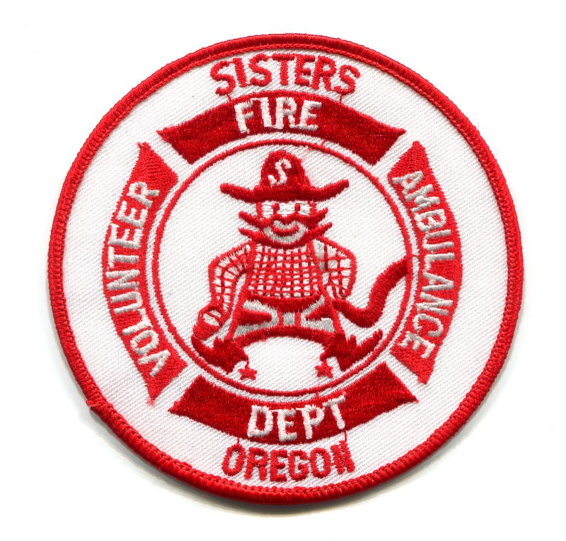 Sisters Volunteer Fire Ambulance Department Patch Oregon OR