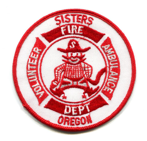 Sisters Volunteer Fire Ambulance Department Patch Oregon OR