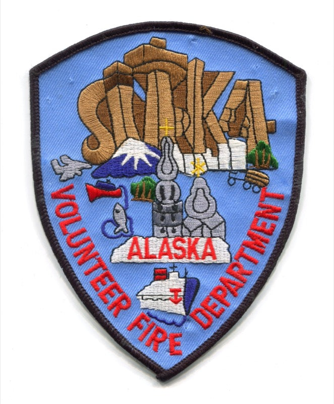 Sitka Volunteer Fire Department Patch Alaska AK
