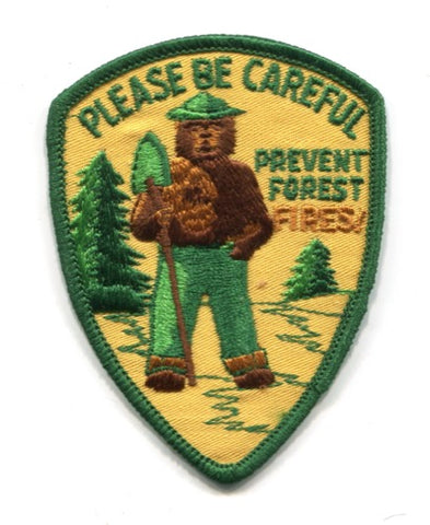 Smokey the Bear Forest Fire Patch No State Affiliation